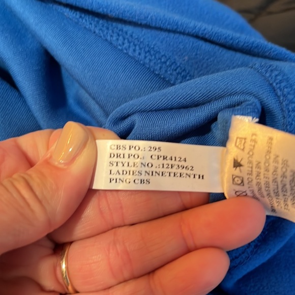 NWT • PING • 💙 • Women's Cobalt Blue Nineteenth Quarter Zip Fleece • Size S - Picture 12 of 13
